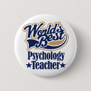 Psychologie-Lehrer-Geschenk für Button