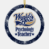 Psychologie-Lehrer-Geschenk-Verzierung Keramikornament (Vorne)