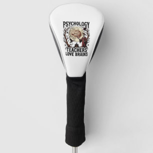 Psychologie-Lehrer Halloween Gehirn Liebhaber Goth Golf Headcover