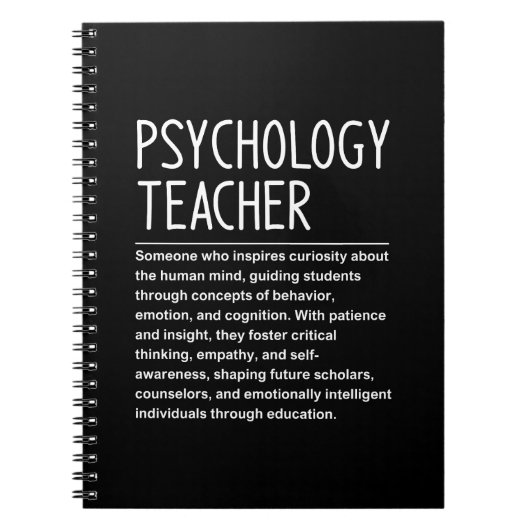 Psychologie-Lehrer Notizblock (Vorderseite)