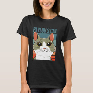 Psychologie Pawlows Katze Kätzchen Lustiger Katzen T-Shirt