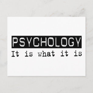 Psychologie Postkarte