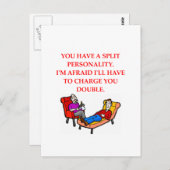 Psychologie Postkarte (Vorne/Hinten)