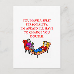 Psychologie Postkarte