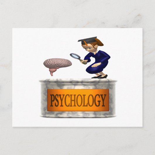 Psychologie Postkarte (Vorderseite)