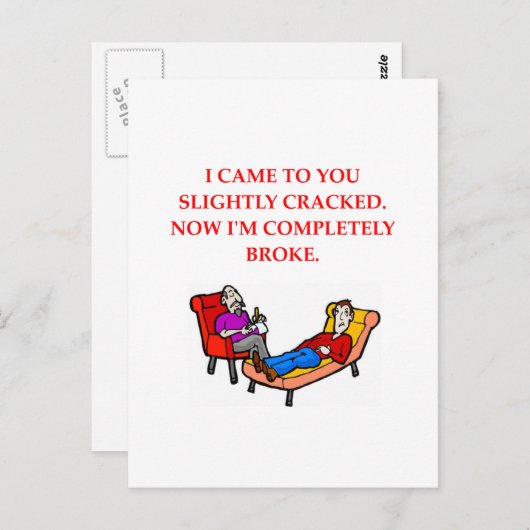 Psychologie Postkarte (Vorne/Hinten)