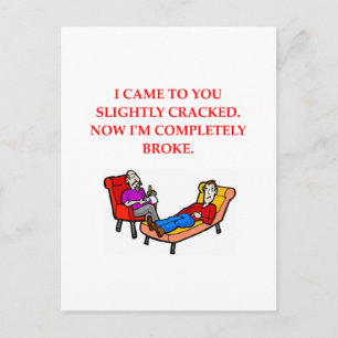 Psychologie Postkarte