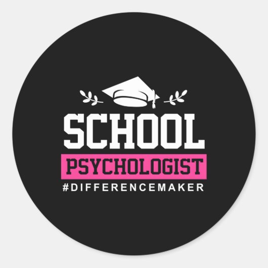 Psychologie Psychologin Psychologin Differenzialbi Runder Aufkleber (Vorderseite)