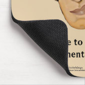 Psychologie-Spaß-Cartoon/Mann mit Geistesblöcken Mousepad (Ecke)