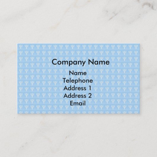 Psychologie-Symbol-Visitenkarte Visitenkarte (Vorderseite)