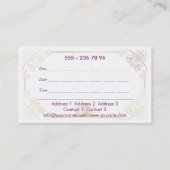 Psychologie - Visitenkarte (Rückseite)