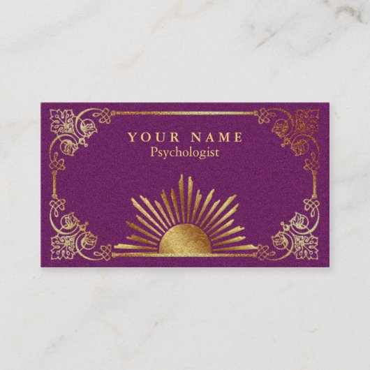 Psychologie - Visitenkarte (Vorderseite)