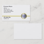 Psychologie-Visitenkarte Visitenkarte (Vorne/Hinten)