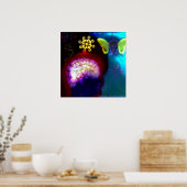 Psychologie Vs Spiritualität Poster (Küche)