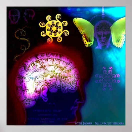 Psychologie Vs Spiritualität Poster (Vorne)