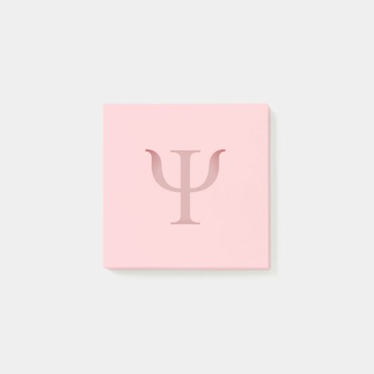 Psychologie-Wissenschaft Symbol-Post-It-Notes Post-it Klebezettel (Vorderseite)