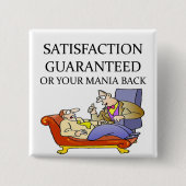 PSYCHOLOGIE-Witz Button (Vorderseite)