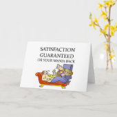 PSYCHOLOGIE-Witz Karte (Gelbe Blume)