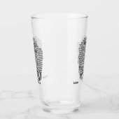 PSYCHOLOGIE Word Cloud individuelle Name Glas (Links)