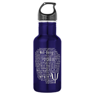 PSYCHOLOGIE Word Cloud Trinkflasche