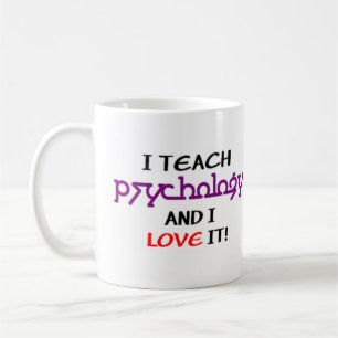 Psychologieunterricht und Liebe Kaffeetasse