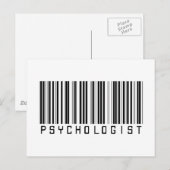 Psychologin-Bar Postkarte (Vorne/Hinten)