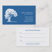 Psychologin Business Cards Persönlicher Berater Terminkarte (Vorne/Hinten)