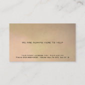 Psychologin Counselor Business Visitenkarte (Rückseite)