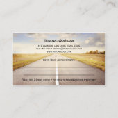 Psychologin Counselor Ernennung Visitenkarte Terminkarte (Rückseite)