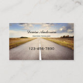 Psychologin Counselor Ernennung Visitenkarte Terminkarte (Vorderseite)