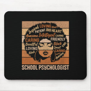 Psychologin der Schule Afrikanische Geschichte der Mousepad