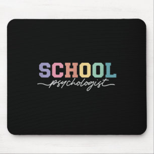 Psychologin der Schule Bewusstsein für psychische Mousepad