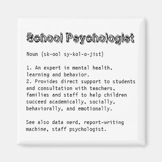 Psychologin der Schule Definition Magnet