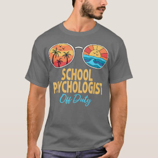 Psychologin der Schule der Sonnenbrille Letzten Ta T-Shirt