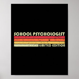 Psychologin der Schule Funny Job Titel Geburtstags Poster