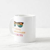 Psychologin der Schule Kaffeetasse (Vorderseite Links)