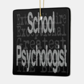 Psychologin der Schule Keramikornament (Links)