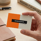 Psychologin - Einfach elegant Stilvoll Visitenkarte