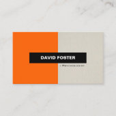 Psychologin - Einfach elegant Stilvoll Visitenkarte (Vorderseite)