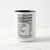 Psychologin Ernährung Fakten Tasse (Zentrum)