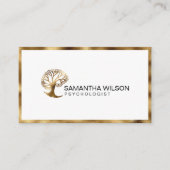 Psychologin für das Gehirn Psychiater Visitenkarte (Vorderseite)