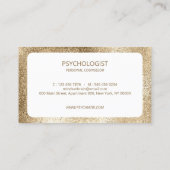 Psychologin Human Faces Mind Gesichter Visitenkarte (Rückseite)