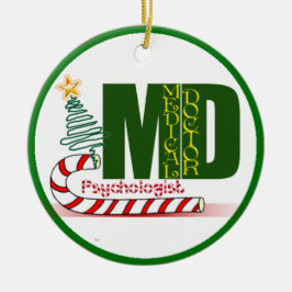 Psychologin MERRY CHRISTMAS Keramikornament