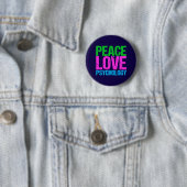 Psychologin Peace Liebe Psychology Button (Beispiel)