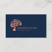 Psychologin Psychiater Psychiater QR Code Visitenkarte (Vorderseite)