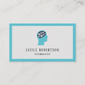 Psychologin Psychiatrist Counselor Business Card Visitenkarte (Vorderseite)