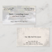 Psychologin Psychologin Psychologie Business Card Visitenkarte (Vorne/Hinten)