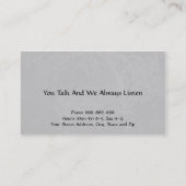 Psychologin Psychologin Psychologie Business Card Visitenkarte (Rückseite)