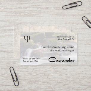 Psychologin Psychologin Psychologie Business Card Visitenkarte