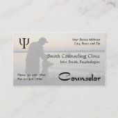 Psychologin Psychologin Psychologie Business Card Visitenkarte (Vorderseite)